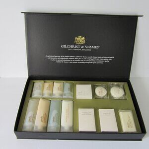 Gilchrist & Soames Travel Set/Lot of 14 Soap, Lotion, Shampoo, Conditioner NIB